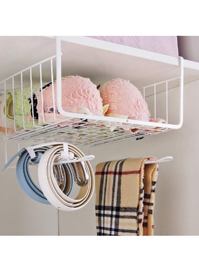 Buy Maisan Over The Shelf Holder Basket White in UAE