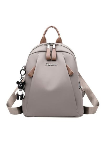 Buy High Quality Casual Backpack Grey/Brown in UAE