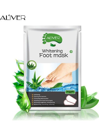 Buy Alovera Exfoliating Foot Peel Mask White 50grams in Saudi Arabia
