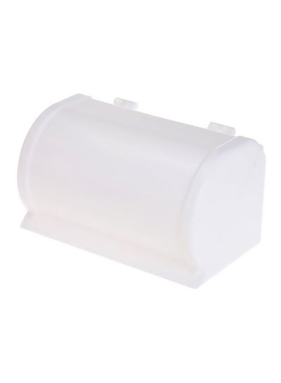 Buy Traceless Tissue Boxes And Towel White 21x12x12cm in UAE