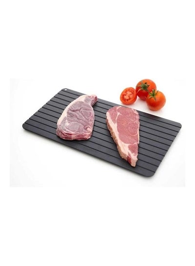 Buy Fast Defrosting Tray Black 35.5x20.5x0.2cm in Saudi Arabia