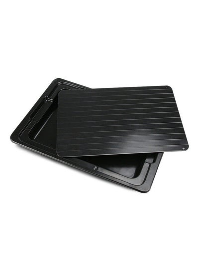 Buy Fast Defrosting Tray Black 29.5x20.8x0.2cm in Saudi Arabia