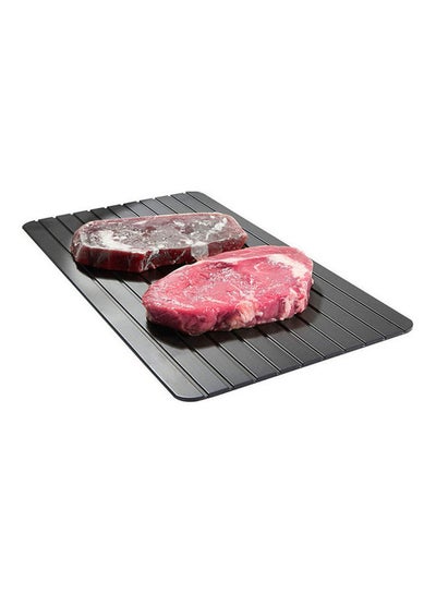 Buy Fast Defrosting Tray Black 23x16.5x0.3cm in Saudi Arabia