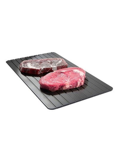 Buy Fast Defrosting Tray Black 29.5x20.8x0.2cm in Saudi Arabia