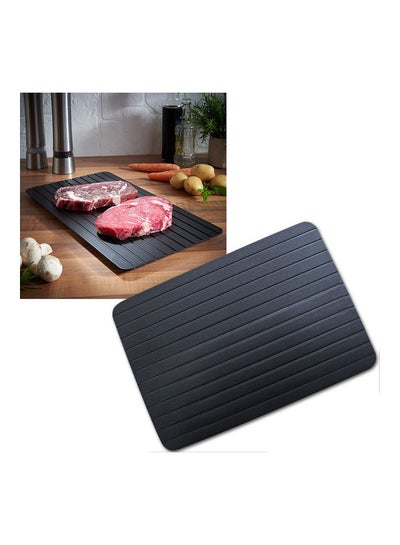 Buy Fast Defrosting Tray Black 29.5x20.8x0.3cm in Saudi Arabia