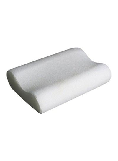 Buy Memory Foam Pillow Memory Foam White 10.2x5.6inch in UAE