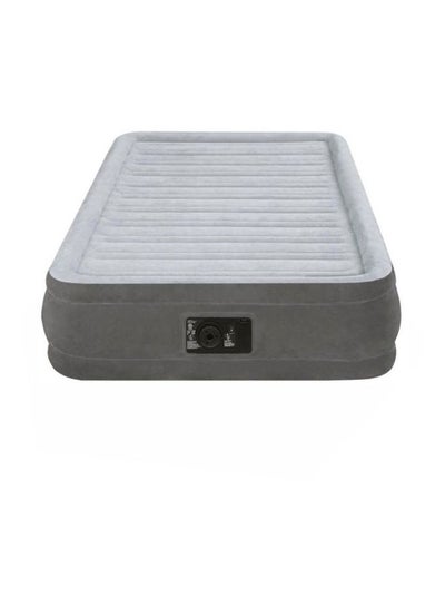 Buy Dura-Beam Air Bed Single Size With Built-In Electric Pump - 67766 Polyester Grey in UAE