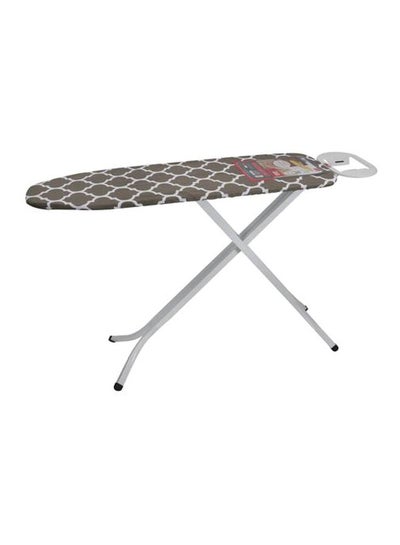 Buy Perfect Flow Foldable Ironing Board With Heat Resistant Cover And Steam Iron Rest Multicolour 120x38cm in Saudi Arabia