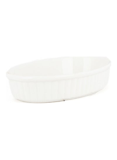 Buy Fade-proof Cake Tray White 24.3 x 15.5 x 4.5cm in Saudi Arabia