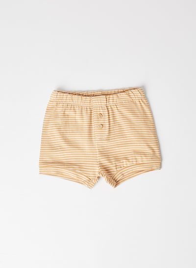 Buy Baby Striped Shorts Spruce yellow in Egypt