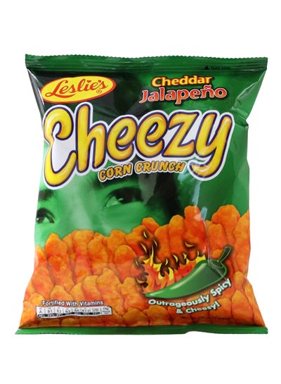 Buy Cheezy Corn Crunch Cheddar Jalapeno 70grams in UAE