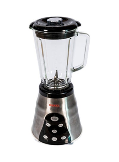 Buy Electric Blender With Glass Bowl 1.5 Liter 600 Watts 1.5 L 600 W MX-109 Silver in Egypt