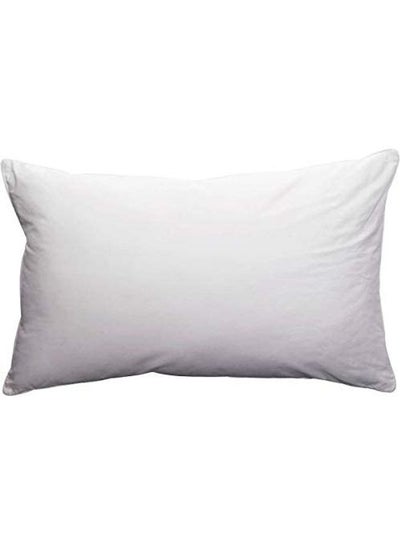Buy Soft Plain Pillow Polyester White 50x75cm in UAE