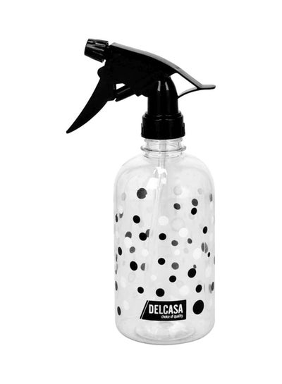 Buy Spray Bottle Clear/Black 500ml in UAE