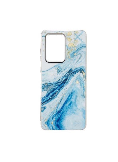 Buy Protective Marble Case Cover For Samsung S20 Multicolour in UAE