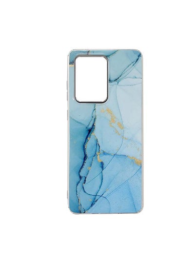 Buy Protective Marble Case Cover For Samsung S20 Multicolour in UAE
