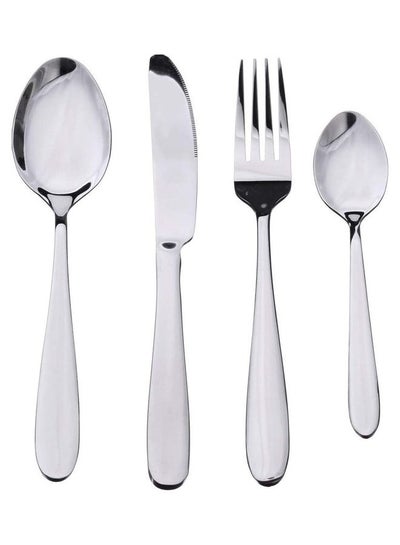 Buy 4-Piece Cutlery Set Silver in UAE