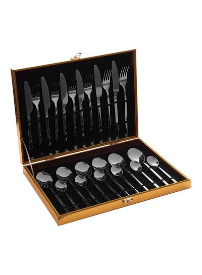 Buy 24-Piece Cutlery Set Multicolour in UAE