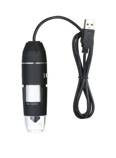 اشتري ميكروسكوب رقمي مزود بمنفذ USB وإضاءة LED أسود في مصر