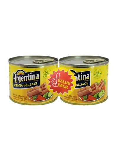 Buy Chicken Vienna Sausage 200grams Pack of 2 in UAE