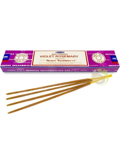 اشتري Nag Champa Violet Rosemary Incense Sticks بني في الامارات