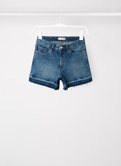 اشتري Teen Denim Shorts Dark Blue في السعودية