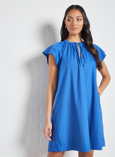 Keyhole Dress Blue price in UAE | Noon UAE | kanbkam