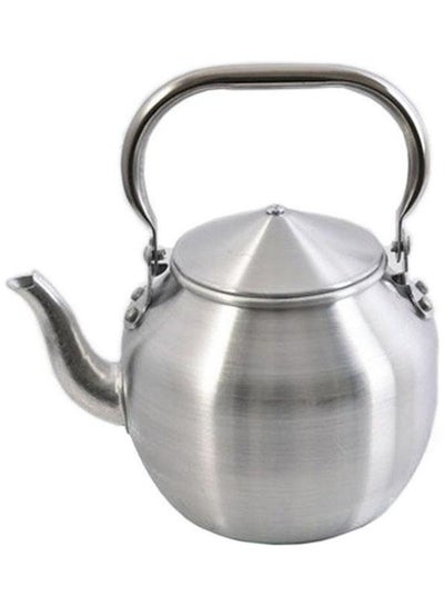 Buy Aluminium Alloy Tea Kettle with Handle Silver in Saudi Arabia