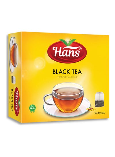 اشتري أكياس الشاي الأسود 2غرام عبوة من 100 قطعة في الامارات