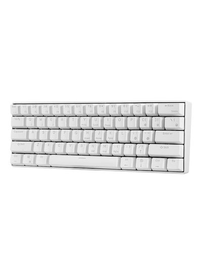 Buy RK61 BT and Wired Dual Mode Keyboard White in UAE