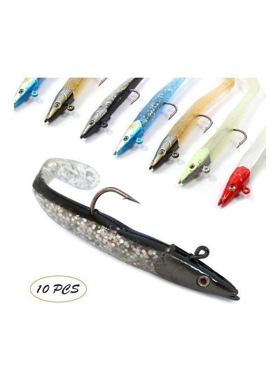 Buy 10-Piece Soft Fishing Lure Set in Saudi Arabia