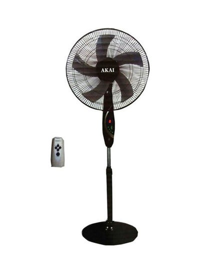 Buy Stand Fan with Remote Control Ak-18R Black in Egypt