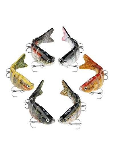 Buy 6-Piece Fishing Lure Bass Tackle in UAE