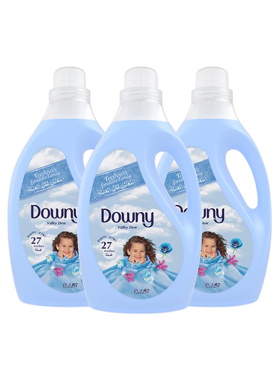 Buy Regular Fabric Softener Valley Dew Blue 3x3Liters in UAE