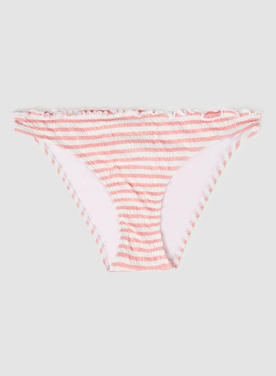 Buy Striped Bikini Bottoms Pink in Saudi Arabia