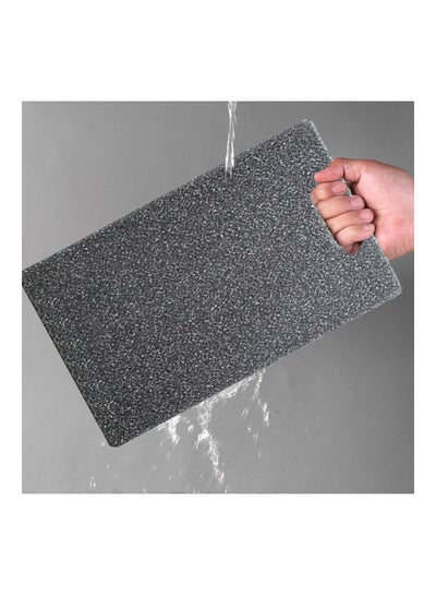 Buy Imitation Marble Cutting Board Black 25x15x0.6cm in Saudi Arabia