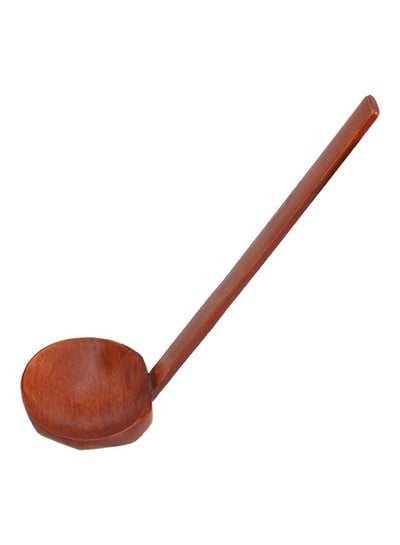 Buy Wooden Soup Spoon Brown 21x7cm in UAE