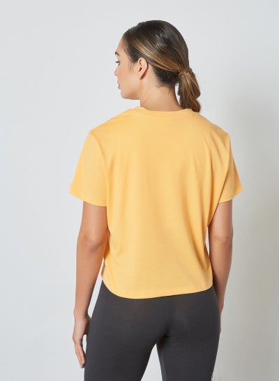 Buy Now - Crew Neck Logo Print T-Shirt Hazy Orange with Fast Delivery and  Easy Returns in Dubai, Abu Dhabi and all UAE