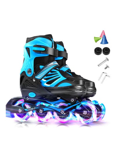 اشتري Pair Of Adjustable LED Inline Skates S في السعودية