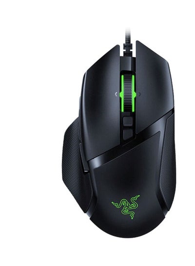 Buy V2 Wired Gaming Mouse Black/Green in Saudi Arabia