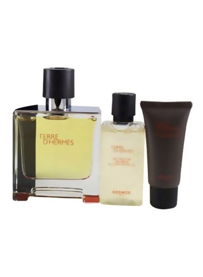 Terre D'Hermes Gift Set EDP 75 ml. After Shave Balm 15 ml, Shower