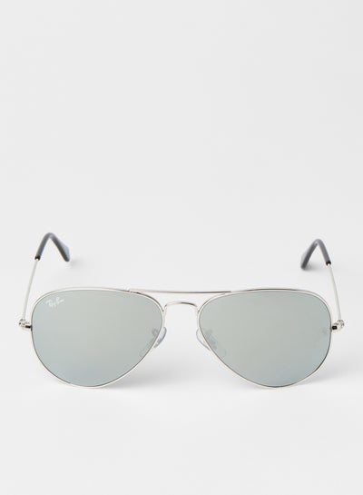 Buy Aviator Sunglasses - 0RB3025 - Lens Size: 58 mm - Silver in UAE