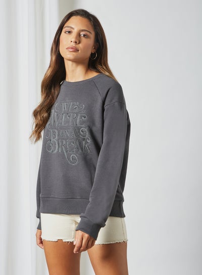 Buy FRIENDS Slogan Sweatshirt Grey in Egypt