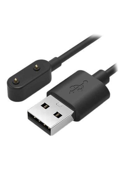 اشتري كابل شاحن مغناطيسي بمنفذ USB لساعة هواوي فت من إس كولور أسود في السعودية