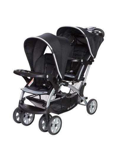 Buy Sit N' Stand Double Stroller - Optic Grey/Black in Saudi Arabia