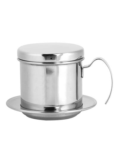 Buy Vietnamese Coffee Maker - Made Of Stainless Steel - Coffee Pot Brewing Drip Coffee Maker - Espresso - Coffee Pot - Silver Silver 11 x 8 x 11cm in UAE