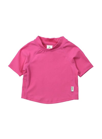 Buy Short Sleeve Rashguard Shirt - Pink 23x23x2cm in Saudi Arabia