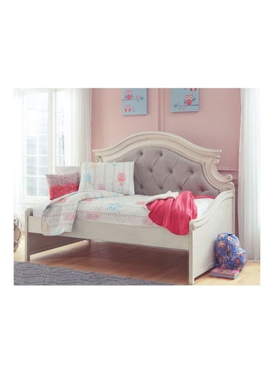 Buy Realyn Twin Day Bed White/Gey 79x56x45inch in Saudi Arabia