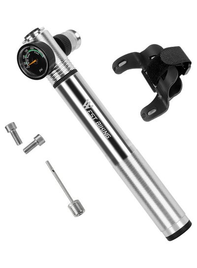 Buy Mini Bike Pump With Gauge in Saudi Arabia