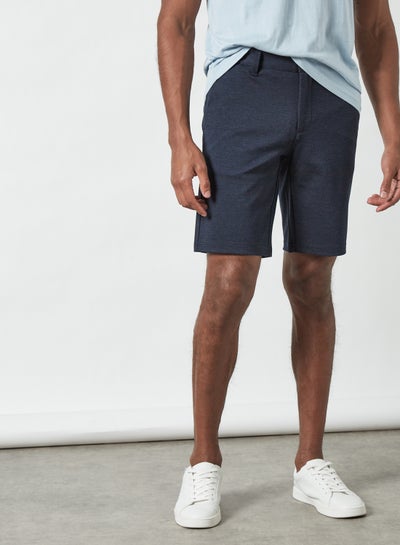 Buy Mark Knitted Shorts Blue in UAE